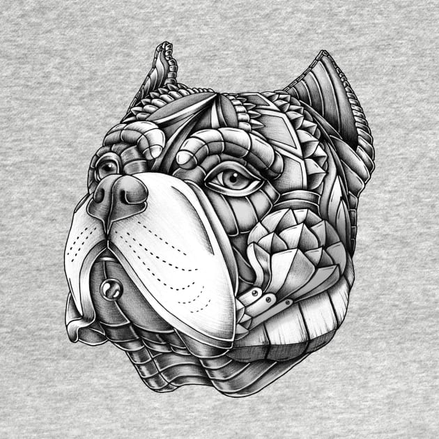 Ornate American Bully by Psydrian